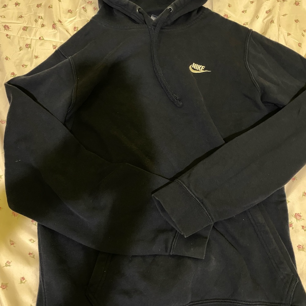 blue nike hoodie